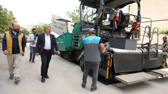 Melikgazi'de Yoğun Yol ve Asfalt Çalışmaları Başladı