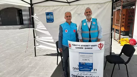 TDV Çermik'te Kurban Bağış Standı Açtı