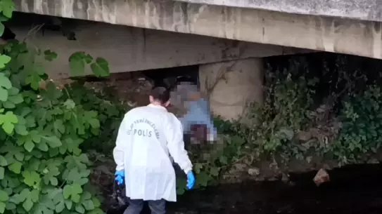 İnegöl'de Dere Yatağında Ceset Bulundu