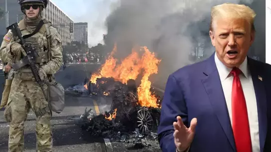 ABD'de gösteriler şiddetleniyor! Trump'tan "şehri kurtarma" talimatı