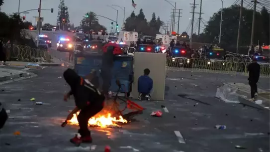 Kaliforniya'da Göçmen Protestoları