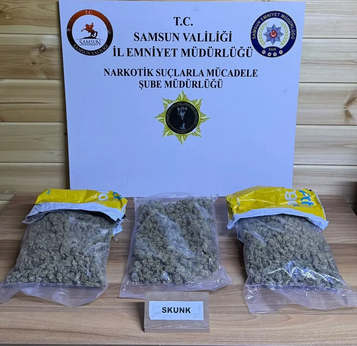 Samsun'da Uyuşturucu Operasyonu