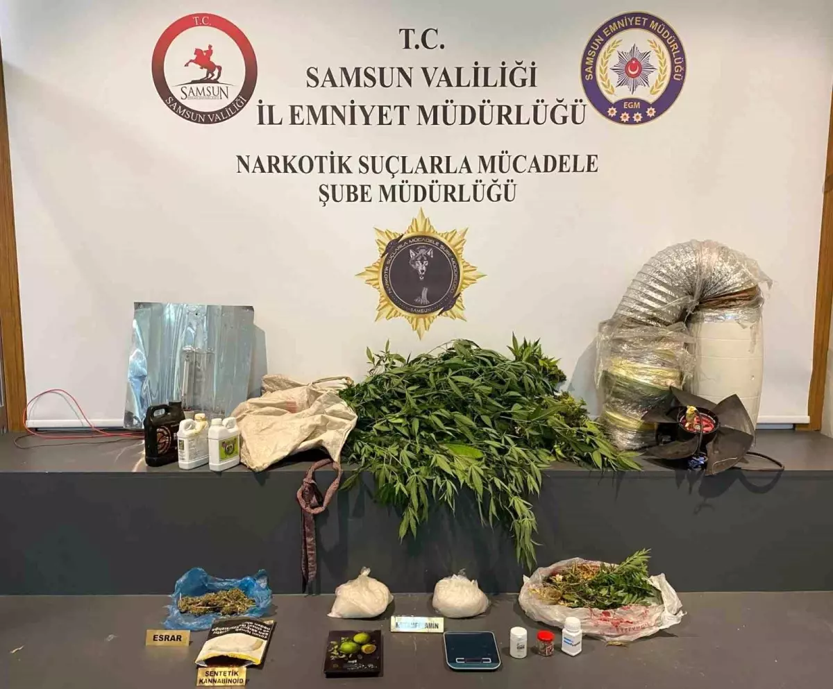 Samsun'da Bayramda Uyuşturucu Operasyonu