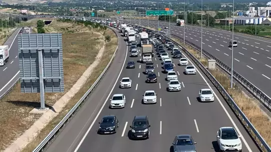 Kuzey Marmara Otoyolu'nda Yoğunluk