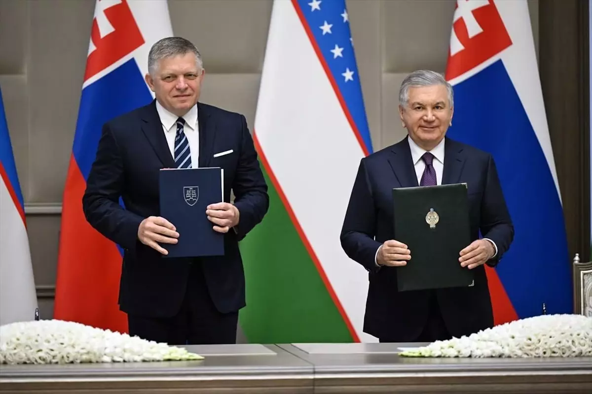 Özbekistan ve Slovakya Stratejik Ortaklık Kurdu