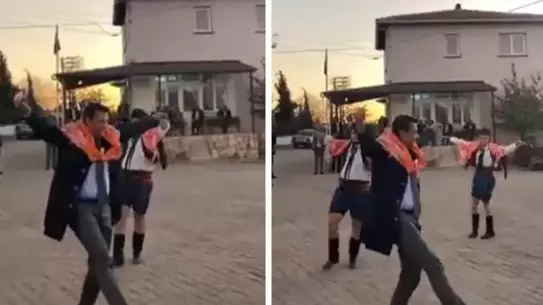 Hayatını kaybeden Ferdi Zeyrek'in zeybek oynarken çekilen görüntüleri gündem oldu