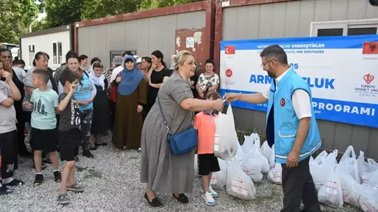 TDV'den Arnavutluk'ta Kurban Yardımı
