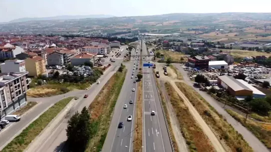 Tekirdağ-İstanbul Yolunda Bayram Yoğunluğu